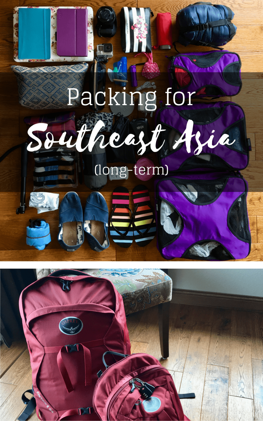 Packing for Southeast Asia (long-term) | The Wanderful Me