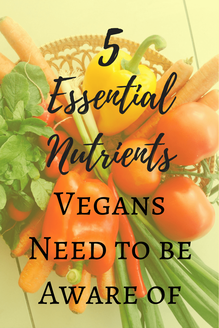 Interested in a #vegan diet or already following a vegan #diet? Make sure to check out my top 5 #essential #nutrients vegans need to be aware of!
