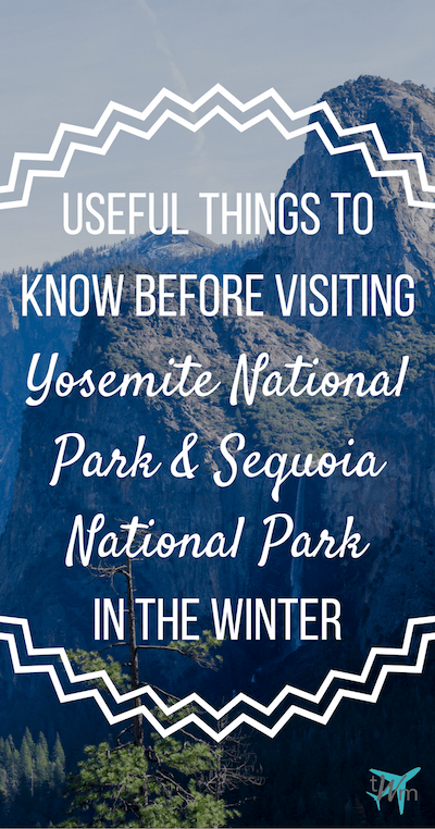 Thinking of traveling to Yosemite National Park or Sequoia National Park (or both!) this winter? From what to pack and how to prepare for wildlife to cost and more, these are all my best winter travel tips to make sure you're ultimately prepared to have the most awesome national park adventure. | #yosemite #sequoia #nationalparks #winter #california
