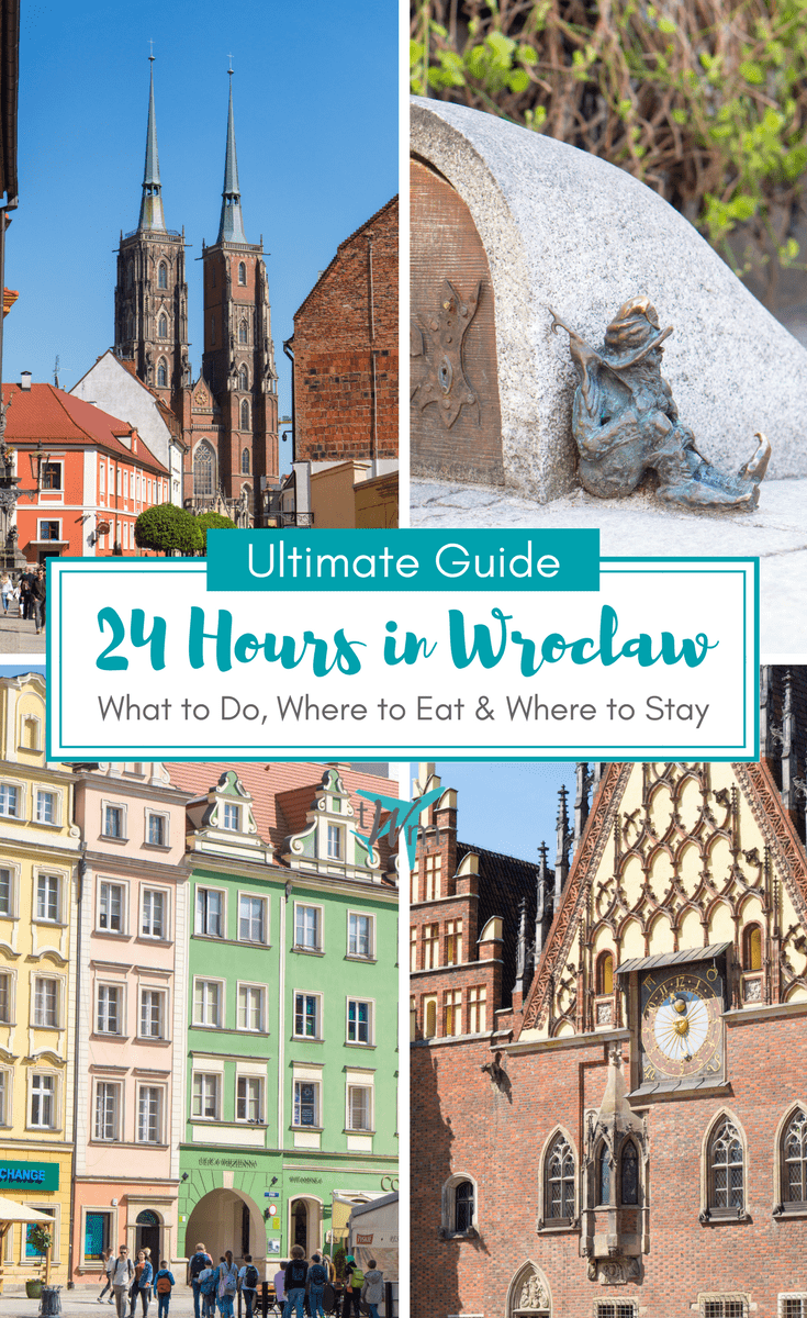 Planning a trip to the fairytale city of Wrocław, Poland? Be ready to fall in love! Here's the ultimate guide on how to spend 24 hours in Wroclaw, Poland; what to do, where to eat as a vegan, and where to stay. | #wroclaw #poland #polandtravel #itinerary #wroclawitinerary #travel #wroclawtravel #vegantravel #vegan