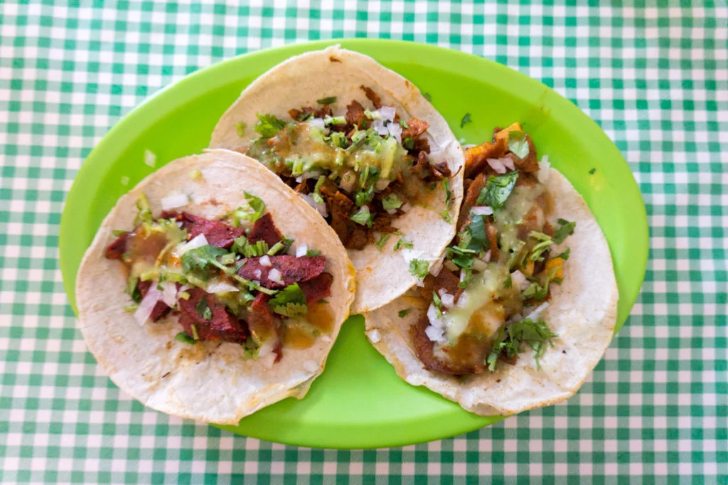 3 Vegan Tacos • Veggie Table, Puerto Vallarta, MX
