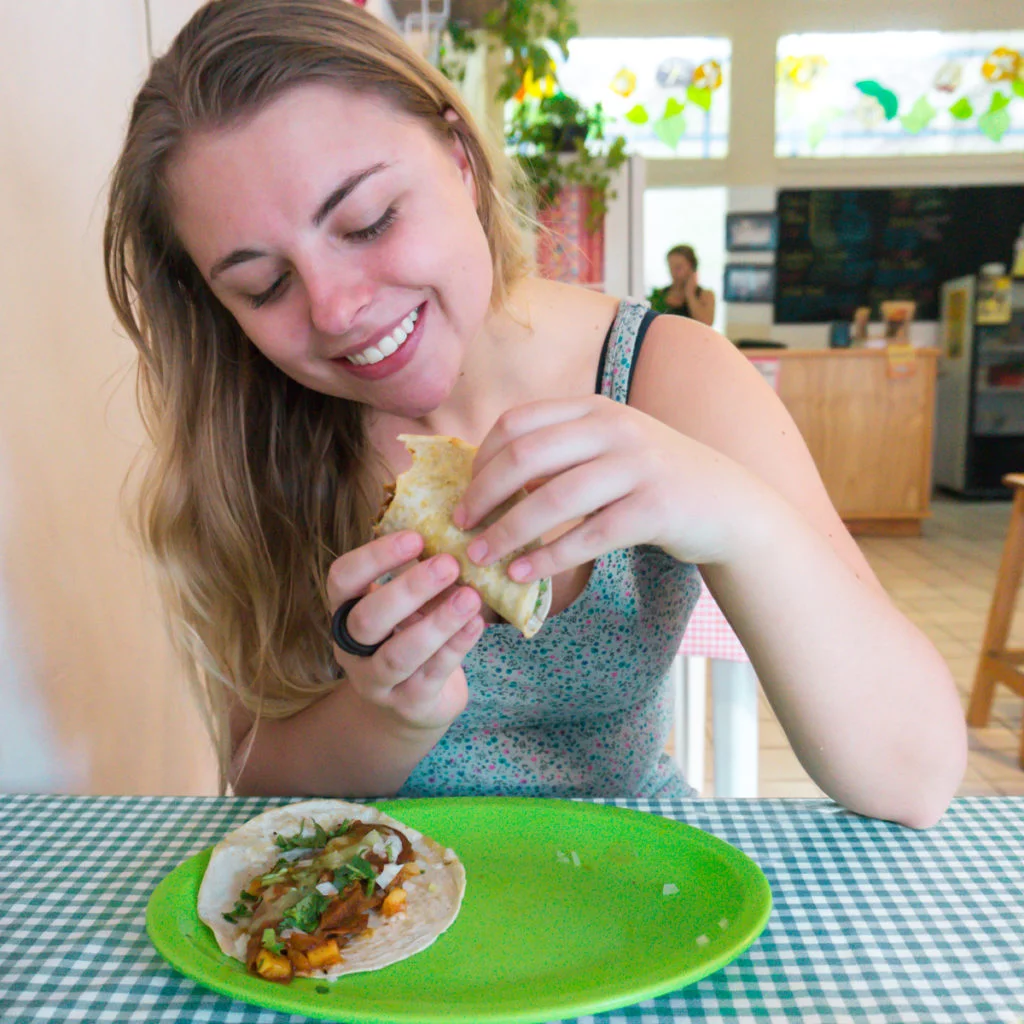 In vegan taco heaven • Veggie Table, Puerto Vallarta, MX
