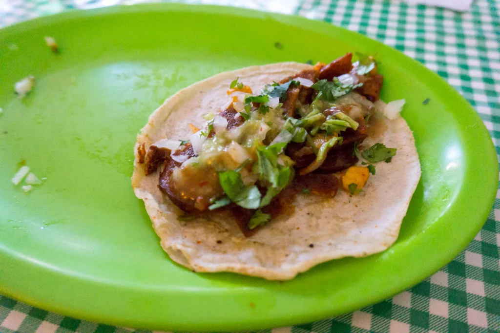 Only one vegan taco left • Veggie Table, Puerto Vallarta, MX