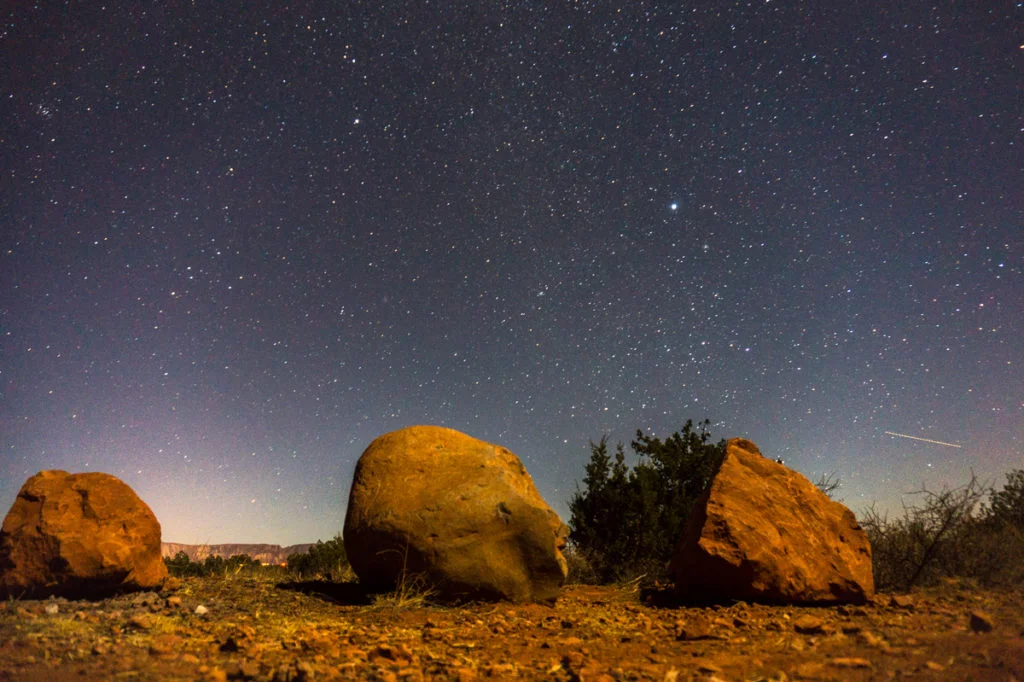 Starlit sky outside of Sedona. • The Ultimate 1-Month USA West Coast Road Trip Itinerary