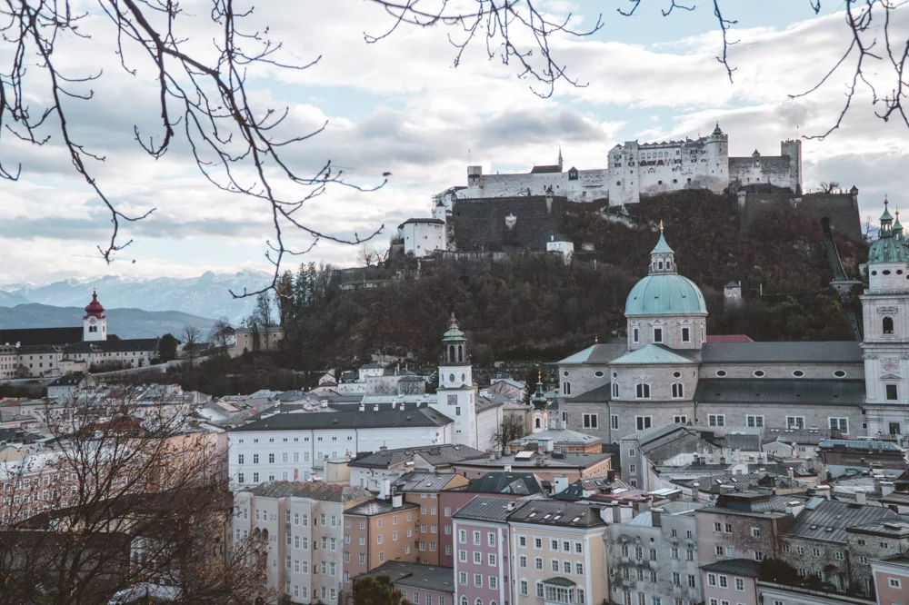 Salzburg views from the Kapuzinerkloster • The Ultimate List of the Best Things to Do in Salzburg, Austria 