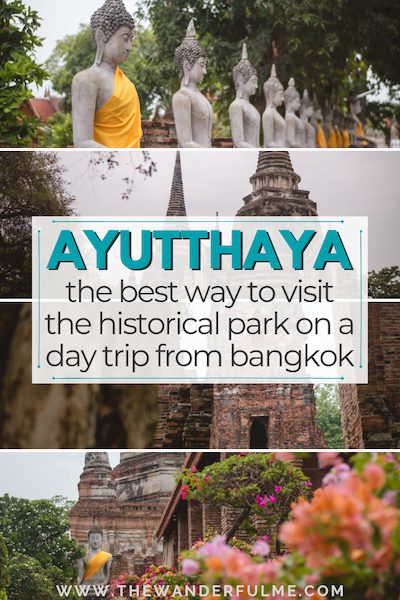 Planning an Ayutthaya day tour is effortless when you plan it this way! The historical park is waiting... discover the magic for yourself! | #ayutthaya #bangkok #thailand #asia #travel #tips #daytrip