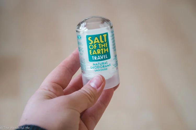 Salt of the Earth travel natural deodorant keeps you smelling fresh and lasts forever!