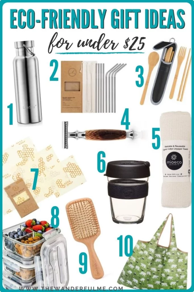 Make this Christmas season sustainable by getting all your favorite eco-friendly earth lovers these 20 awesome (and affordable) eco-friendly gift ideas! The holidays can be quite wasteful but not when you opt for these sustainable presents. Whether it's for a special woman in your life or a boyfriend, or even a best friend, they won't be disappointed with these eco friendly gifts. | #ecofriendly #sustainable #giftideas #christmas
