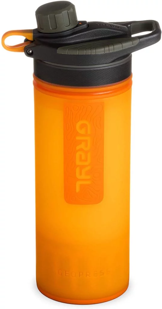 The Grayl Filtering Water Bottle is so handy for having access to clean water 24/7 in destinations like Spain, Greece, and Portugal. 