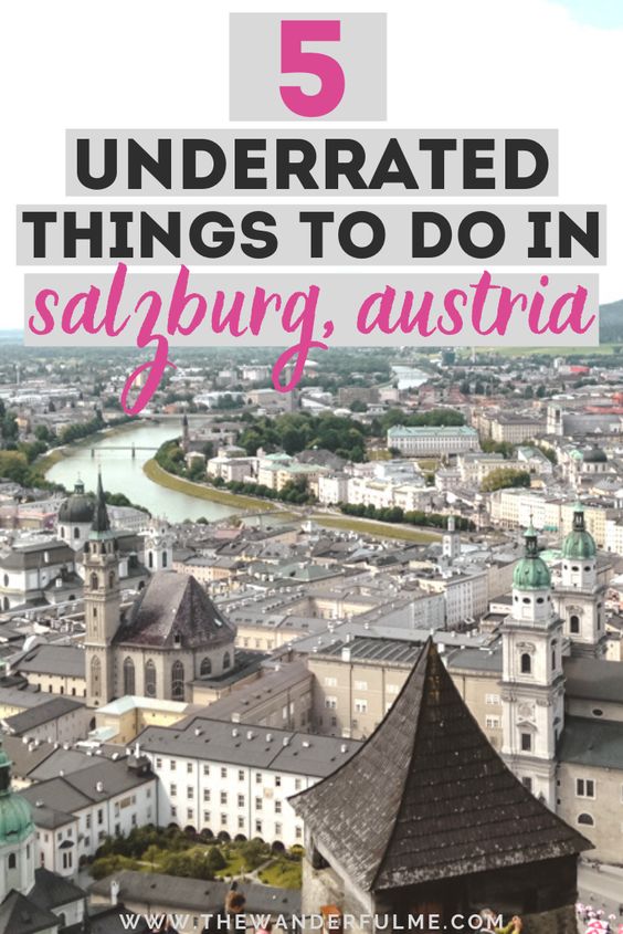 Best Underrated Things to Do in Salzburg, Austria -- On a list of the best things to do in Salzburg, you'll find things like the Castle or wandering the cathedrals but what about all the other, more underrated activities and attractions? As someone who has lived in Salzburg, here's my list of 5 awesome, underrated things to do in the city! #salzburg #austria #thingstodo #itinerary #europe