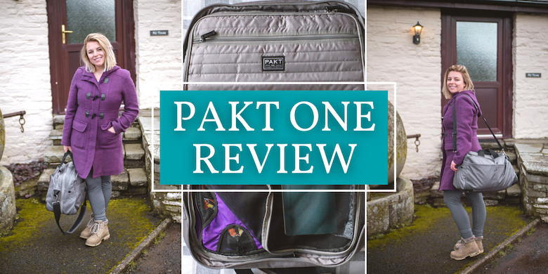 Sophie's Pakt One review is in-depth and showcases why this is the ultimate vegan, minimalistic, and sustainable travel bag for adventurers. 