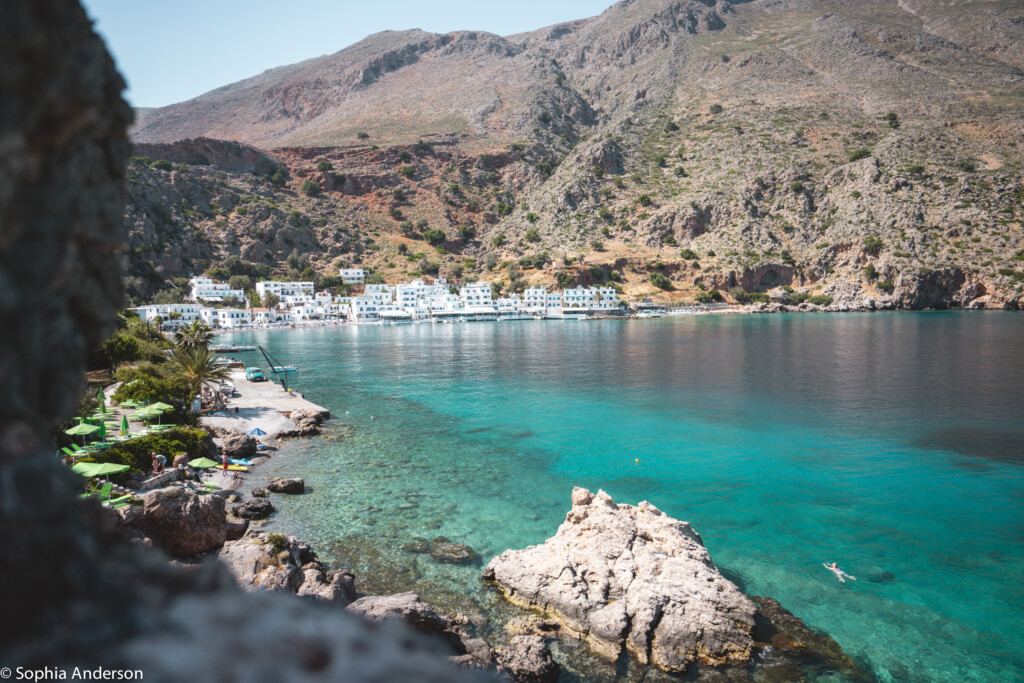The beautiful seaside village of Loutro, Greece. | 25 Tips to Know Before Going to Greece | The Wanderful Me